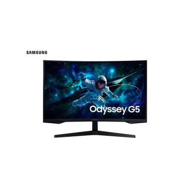 Imagem de Monitor Gamer Samsung Odyssey G5 32&quot; Curvo, 165Hz, QHD, HDMI, AMD FreeSync, LS32CG552ELCZD Preta