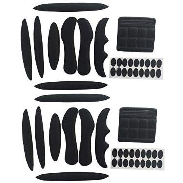 Imagem de Generic Kit Com 2 Almofadas Para Capacete, Universais De Espuma Capacete Ciclismo E Motocicleta, Preto, -12