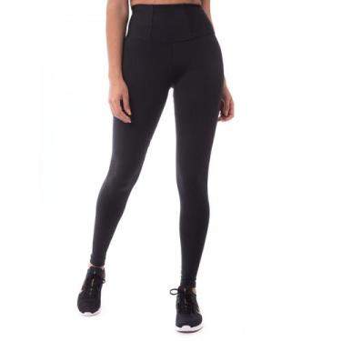 Imagem de Legging Feminina Estilo Do Corpo Preto, Preto, GG