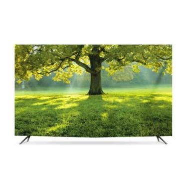 Imagem de Capa decorativa para TV com estampa florestal moderna tela de TV decorativa pano interno externo LED LCD montado na parede capa de TV à prova de poeira e protetor de tela solar-grove1||65 polegadas