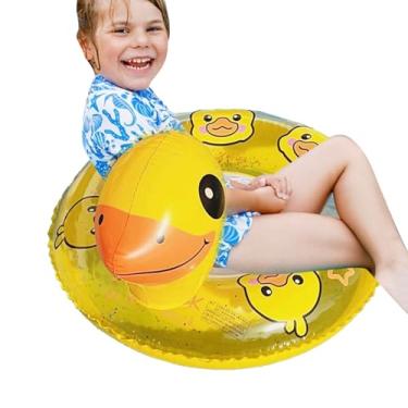 Imagem de Anéis De Piscina Infantis | Flutuadores De Piscina E Brinquedos Aquáticos Para Crianças,Boia Inflável Pato Amarelo Natação Para Bebés Crianças Meninos Meninas