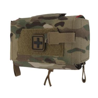 Imagem de Bolsa médica compacta MOLLE de liberação rápida IFAK para cinto de combate de airsoft tático