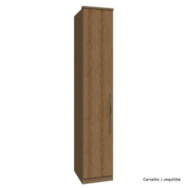Imagem de Guarda Roupa Modulado 01 Porta com Prateleiras 245cm Altura Setiba - M