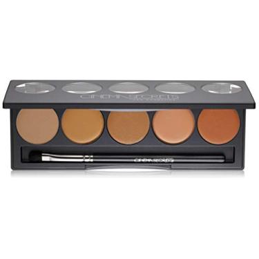 Imagem de Cinema Secrets Ultimate Corrector Paleta 5 em 1 Nº 1 - Corretivo creme para olheiras, manchas e cicatrizes - cor correta, contorno e destaque com cobertura total montável