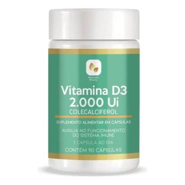Imagem de Vitamina D3 2000ui Colecalciferol 2000 ui Imunidade 90 Softgel Nutreac