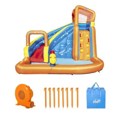 Imagem de Mega Parque Aquático Inflável Turbo Splash H2OGO + Motor 110V Bestway