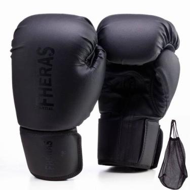 Imagem de Kit Luva Fheras Profissional Treino Luta Boxe Muay Thai + Mochila, All