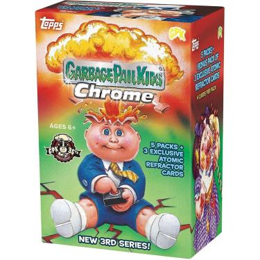 Imagem de Cartão colecionável Topps 2020 GPK Chrome 3rd Series Blaster Box