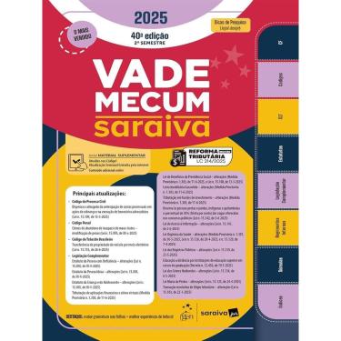 Imagem de Vade Mecum Saraiva Tradicional - 40ª Edição 2025