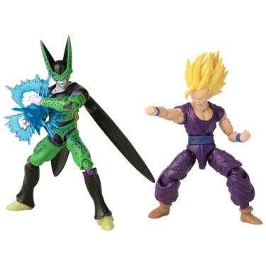 Imagem de Dragon Stars Series – Dragon Ball Super – Conjunto de bonecos Super Saiyajin 2 Gohan vs. Cell Battle Pack