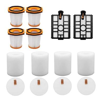 Imagem de KingBra Filtro WS642AE compatível com o sistema Shark Wandvac Ultra-leve e potente aspirador de pó sem fio WS642AE, WS642, WS642RG, WS642WK, WS642AEWBKT (2 bases pós-motor + 4 pares de esponja + 4