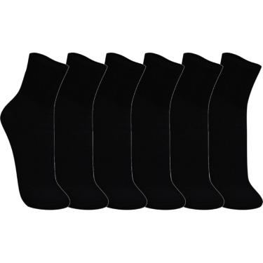 Imagem de Kit Meias 6 Pares T08720 Cano Médio 39 ao 43 Preto Trifil