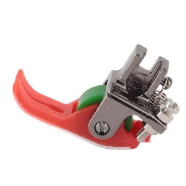 Imagem de Roller Pressser Pedra estreita Ptfe revestimento Máquina de costura de plástico Fôrte de prensas para a cama plana Máquina de costura Feo universal para o tecido grosso e fino 4,5