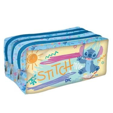 Imagem de Estojo Escolar Infantil Triplo Stitch 5198 - Dac