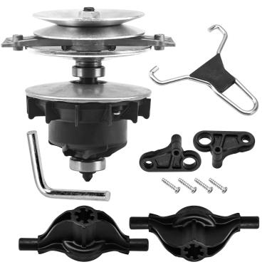 Imagem de ZHONGXIA GT79362 MIA12755 Variação de transmissão e GT79398-MIA13031 Kit de polia primária compatível com Jo-hn Deere D105 JD755 D105 GT398 X106 E100 X105 tratores de gramado