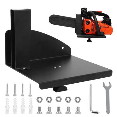 Imagem de Zejoot Suporte universal de motosserra montado na parede, para Stihl MS250 MS251 MS170 MS171 MS172, kit de suporte de rack de motosserra resistente, comporta até 29,5 kg -1 pacote