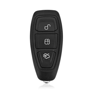 Imagem de Keylessbest Substituição para controle remoto 2016 2017 2018 2019 Ford Fiesta Focus Titanium C-Max Key Fob KR55WK48801 3 botões 434MHz