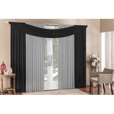 Imagem de Cortina Alana 2m x 1,70m Para Quarto Sala 100% Poliester - Rose Jordão