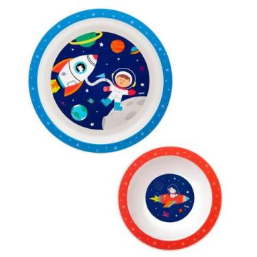 Imagem de Kit Introdução Alimentar Buba Pratinho + Bowl Astronauta