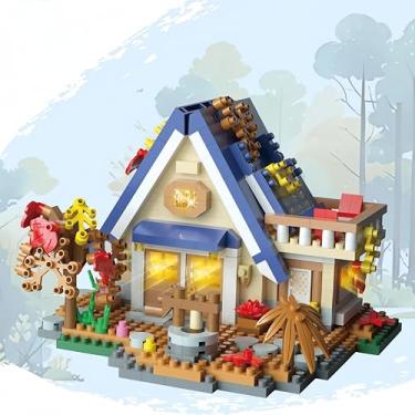 Imagem de QMEAKMONY Mini Building Blocks Forest Tree House Sets Cute Micro Mini Treehouse Building Bricks for Adults Micro Nano Bricks Perfect Party Favors for Teenagers. (Magical Treehouse,715 Pcs)
