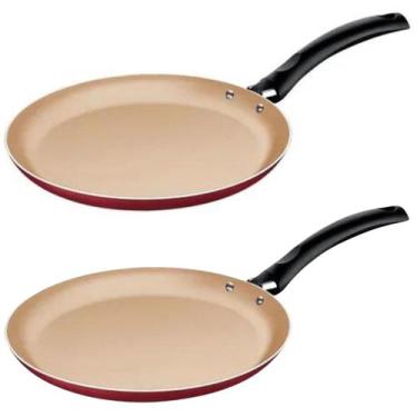 Imagem de Kit 2 Frigideira Panquequeira Tapioqueira 22cm Tramontina Turin Starfl