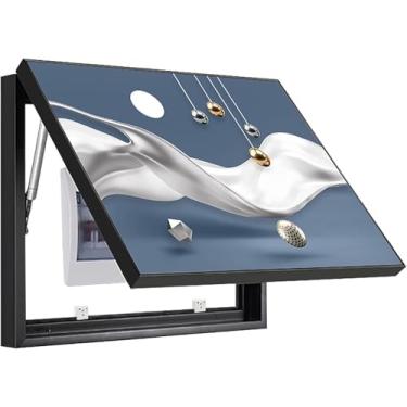 Imagem de Pintura Decorativa Da Caixa Do Medidor Elétrico, Tampa Decorativa Da Tampa Do Painel De Lectrical, Medidores Elétricos Modernos Da Caixa De Interruptor Decorativ, One Color, 50 * 40cm