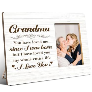 Imagem de JANLAN Porta-retrato para avó, presentes para avó, aniversário, Natal, Dia das Mães, I Have Loved You My Whole Life Nana, serve para fotos de 10 x 15 cm