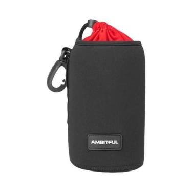 Imagem de Bolsa Grande Para Lentes De Câmera Com Cordão Para Lentes Canon Sony N
