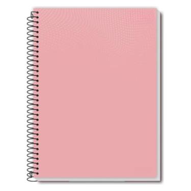 Imagem de Caderno Universitário Capa Dura 1 Matéria Com 80 Folhas Preto Rosa Lilas Escolar Credeal (CADERNO ROSA 1 MATÉRIA)