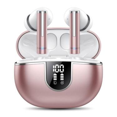 Imagem de Fones de ouvido sem fio Lekaby X35 Bluetooth 5.3 40Hrs IP7 rosa