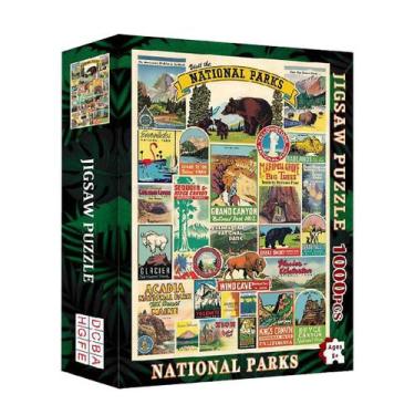 Imagem de Quebra-cabeça 1000pc para adultos Kids Souptoys Paper Puzzle - HUOGUO