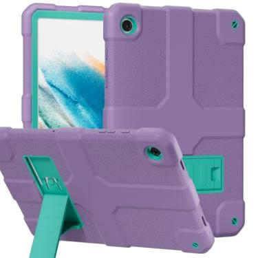 Imagem de Stweap Capa para Samsung Galaxy Tab A9+/A9 Plus 11 polegadas modelo 2024 (SM-X210/X216/X218), capa protetora resistente à prova de choque de alto impacto (Roxo)