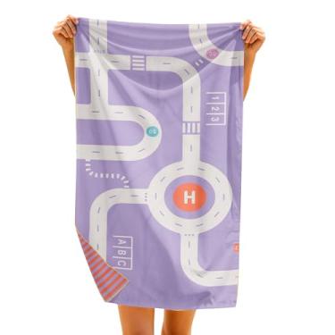 Imagem de QUUT Toalha de brinquedo lavanda média