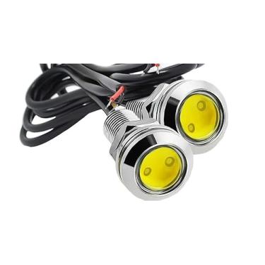 Imagem de Par De Mini Milha Olho De Anjo 23mm Luz De Led Angel Eye 24v