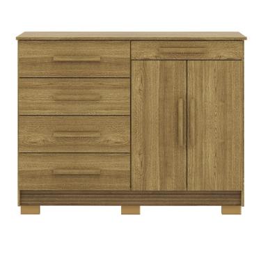 Imagem de Comoda Sapateira 5G 2P 122 cm SIRI 20019 Nature VLR