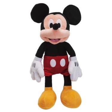 Imagem de Pelúcia Mickey Mouse de 50cm GRANDE - uma Graça Pelucia Macia Rato Mais Famoso Mikei Mikey - PANAMI