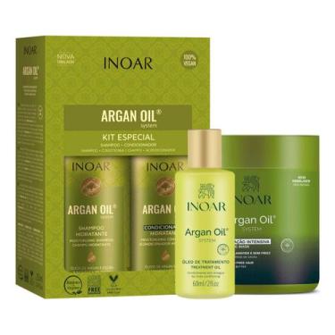Imagem de Inoar Argan Oil Kit Duo 2x250ml + Máscara 500g + Oleo 60ml - NoBrand