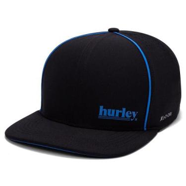 Imagem de Boné Hurley Aba Curva Puff SM26 Preto, Preto, Único