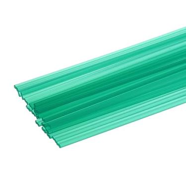 Imagem de HARFINGTON 2 conjuntos (10 peças) de hastes de solda de plástico de 20 cm tiras de soldagem de PVC para para-choques de carro, caiaque, reparo diário, para-choques de plástico, verde