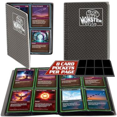 Imagem de Monster Binders Fichário 4PHBK 4 Pocket Monster Holofoil - Preto