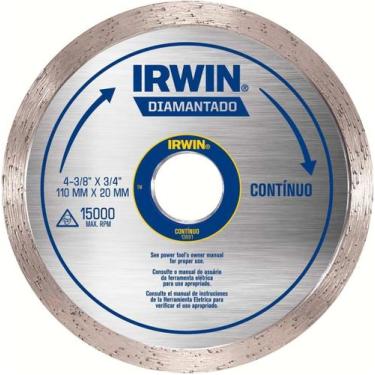 Imagem de Disco Diamantado Liso Standard de 110mm x 20mm IW13891 - IRWIN