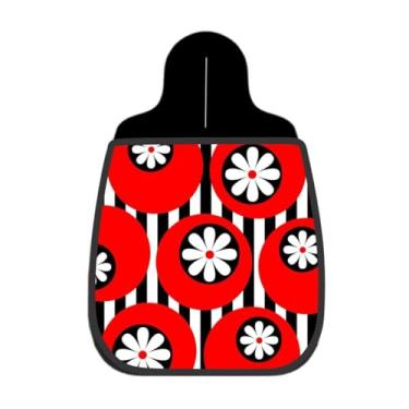 Imagem de Lixeira De Carro Organizador Lixinhocar Estrelas Sorrindo Rosa Chiclete 8