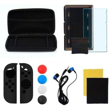 Imagem de Kit Acessórios Nintendo Switch 13 Em 1 Case Película Estojo