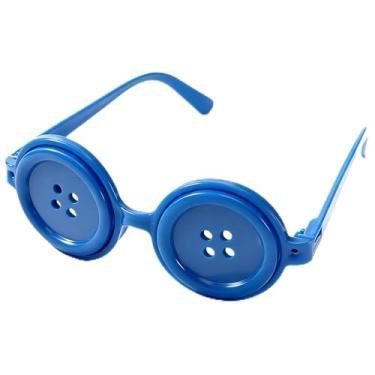 Imagem de Colar com pingente de chave Coraline, colar de pedra que vê, grampos de cabelo de libélula, adereços de filme de Halloween, fantasia de cosplay para mulheres e homens (óculos azuis), Zinco, um