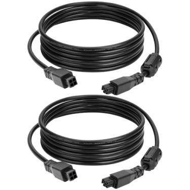 Imagem de YIBEICO 2 peças de cabo de extensão AMS de 4 pinos com ferrite para impressoras 3D Bambu Lab AMS-Lite A1 A1MINI (não X1 P1) (2 m x 2 peças)