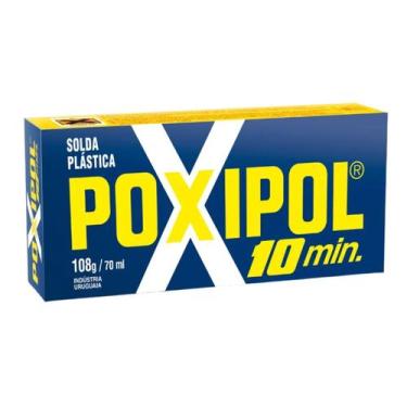 Imagem de POXIPOL METALICO 108 gr 10 minutos - POXIPOL