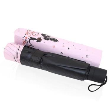 Imagem de Guarda chuva Reforçado com Proteção Solar Grande Amplitude Tecido Resi