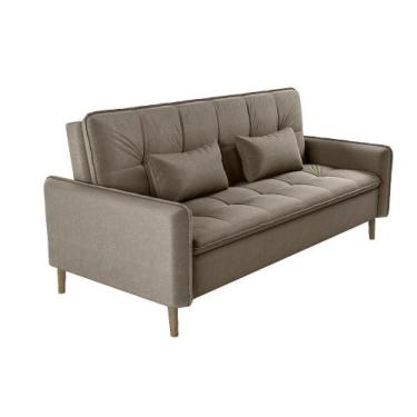 Imagem de Sofá Cama 3 lugares Casal premium Reclinável com almofadas 2,06 larg D