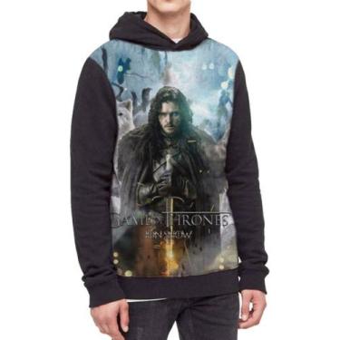 Imagem de Moletom Com Capuz Game Of Thrones Ref:182 - smoke, Preto, PP