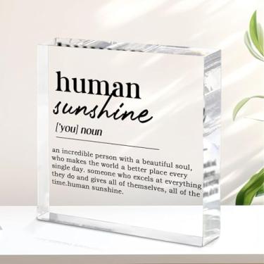 Imagem de Placa de mesa de acrílico inspiradora para apreciação de funcionários, colegas de trabalho, líderes, professores, treinadores, mentores - decoração de escritório positiva com definição encorajadora